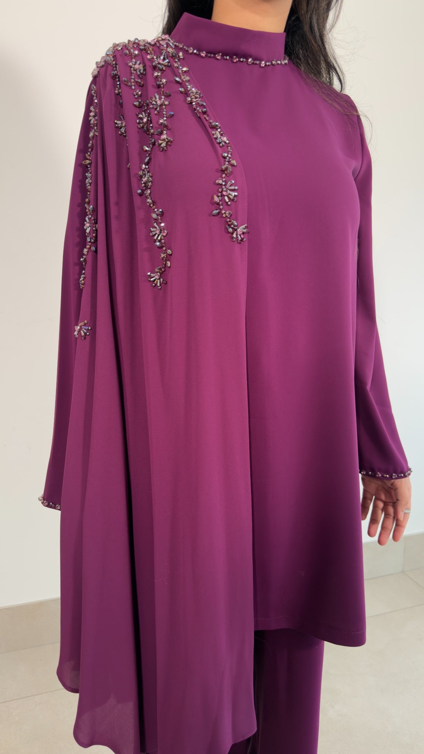 Deep Magenta 2 Piece Coord Set