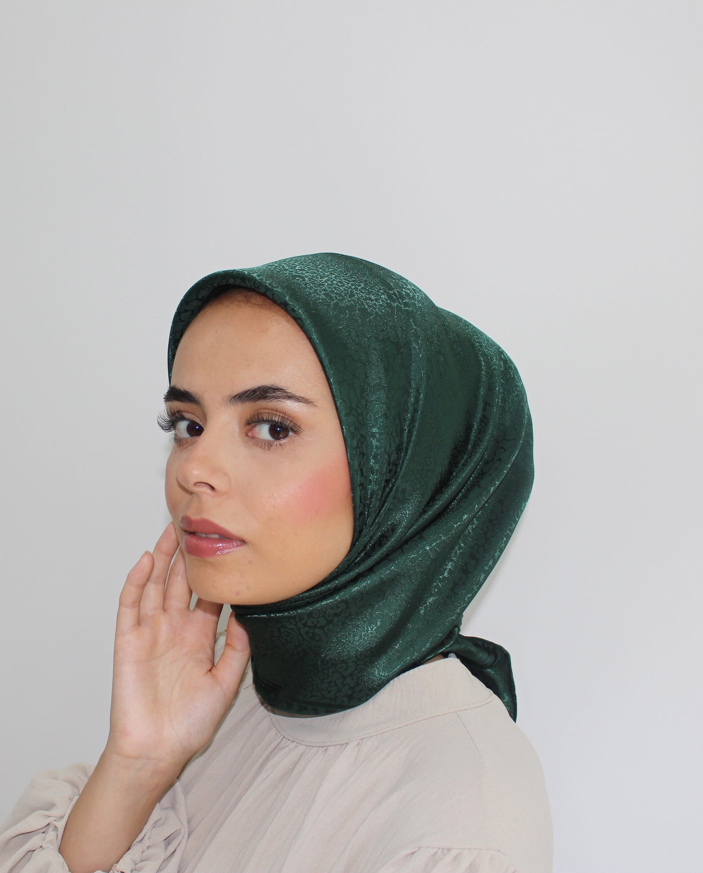 Premium Silk Hijabs | Bottle Green