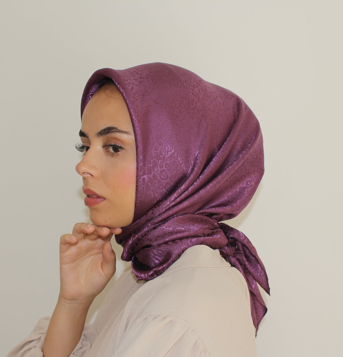 Premium Silk Hijab | Purple