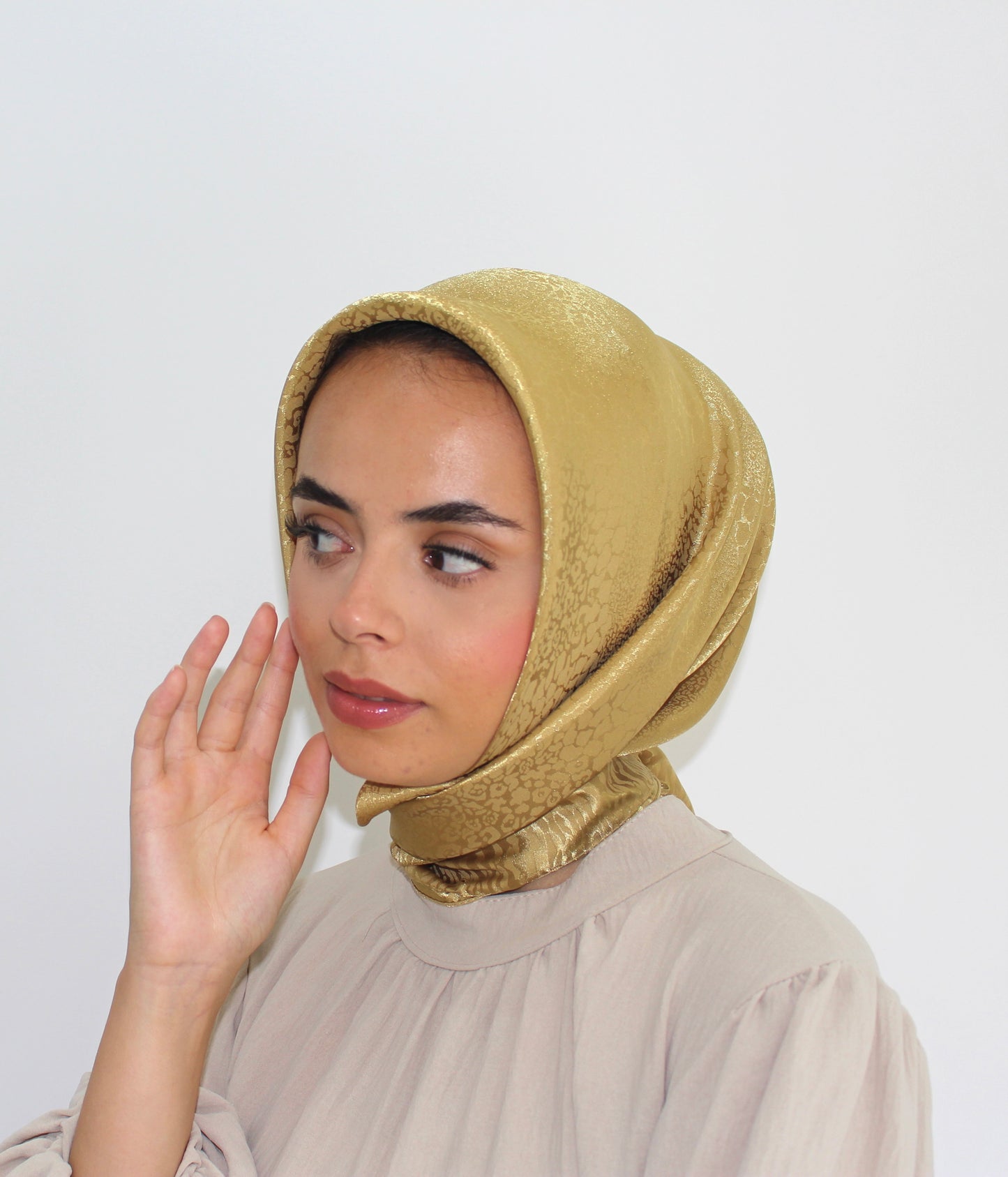 Premium Silk Hijab | Olive