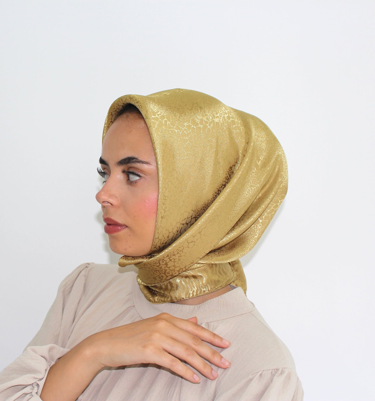 Premium Silk Hijab | Olive