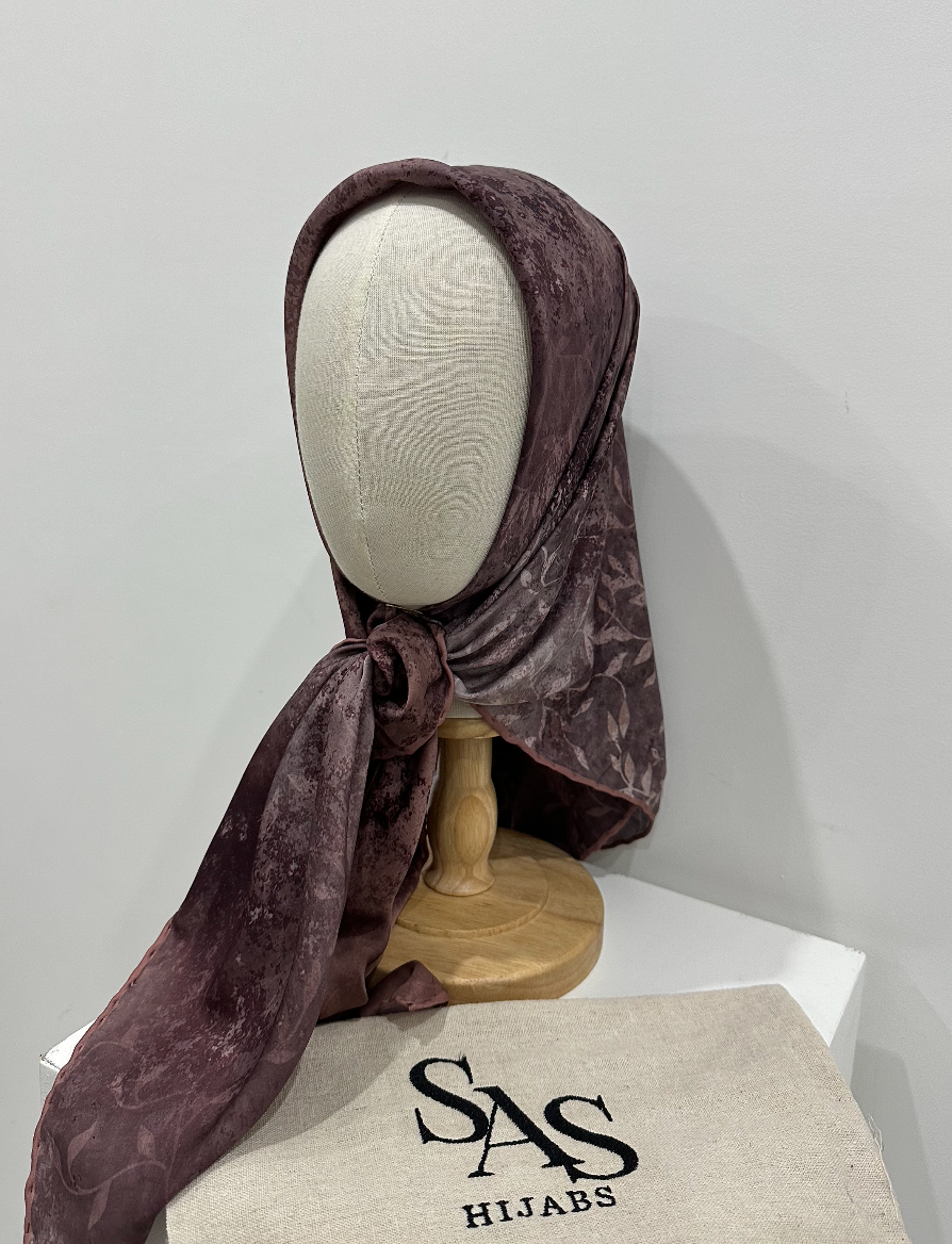 Silk Sqaure| Deep Purples