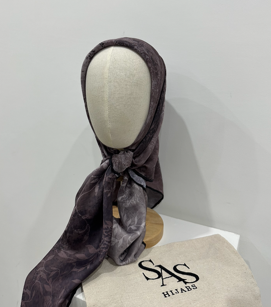 Silk Square | Mixed Purple