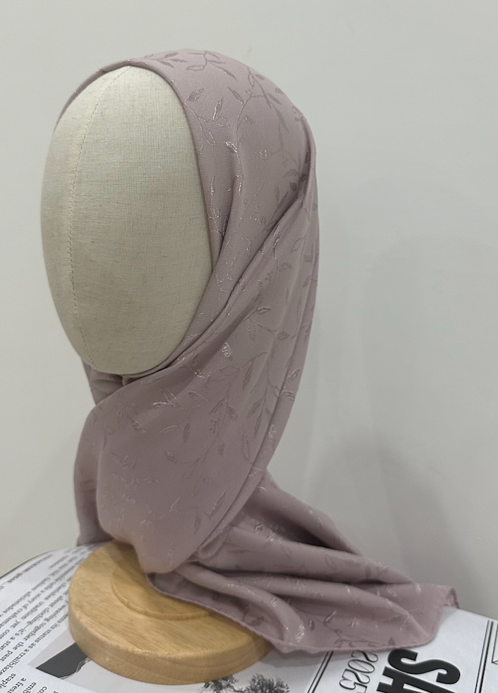 Long Paisley Scarves| Mauve