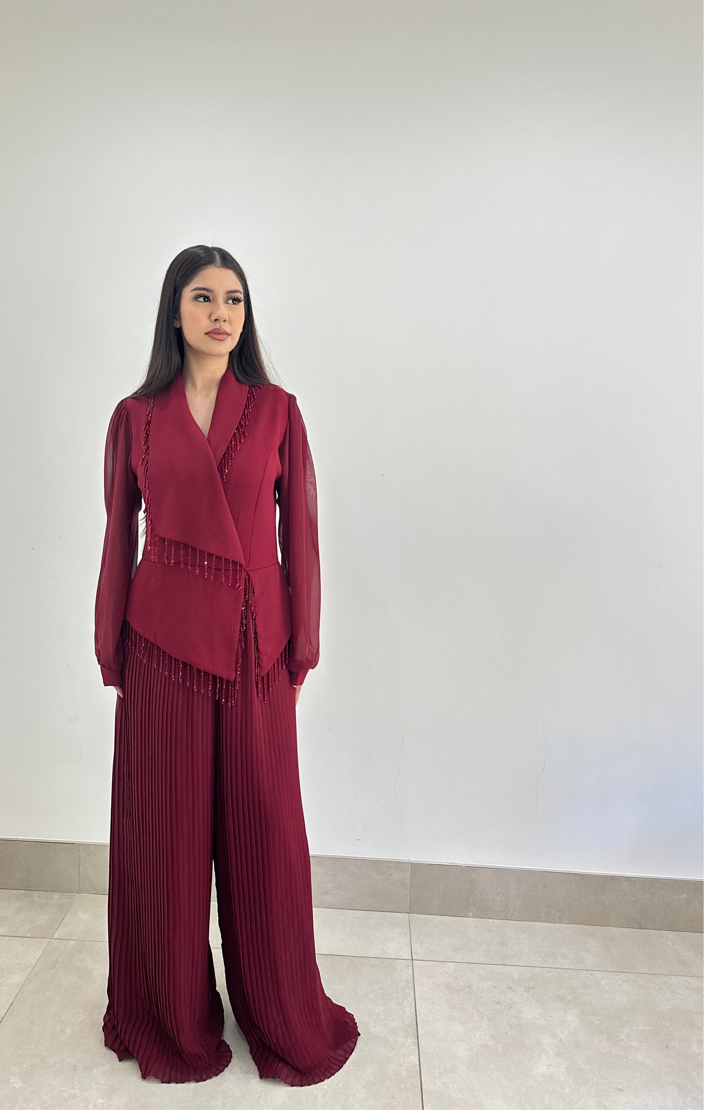 Chocolate Brown Blazer Jumpsuit