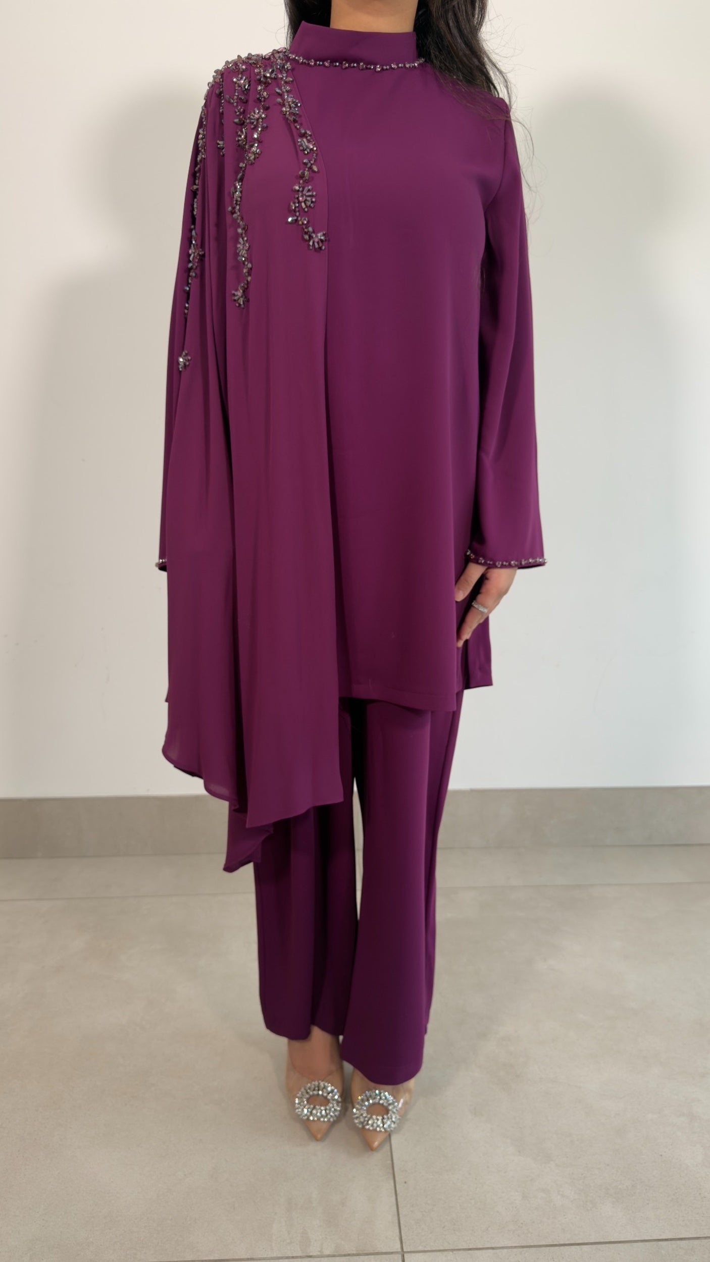 Deep Magenta 2 Piece Coord Set