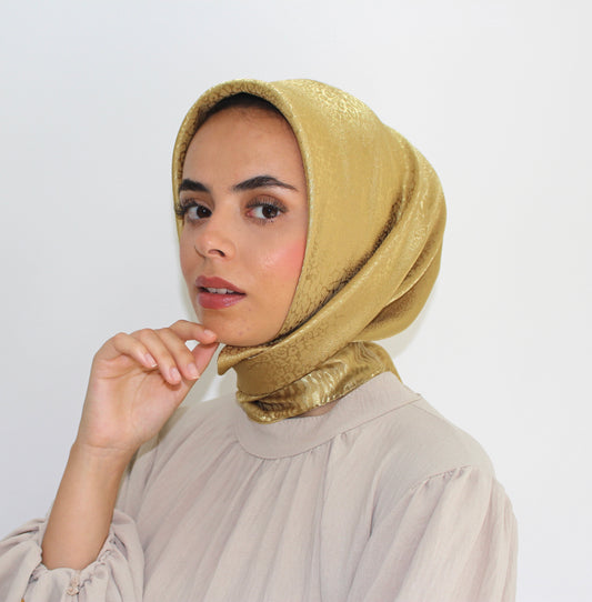 Premium Silk Hijab | Olive