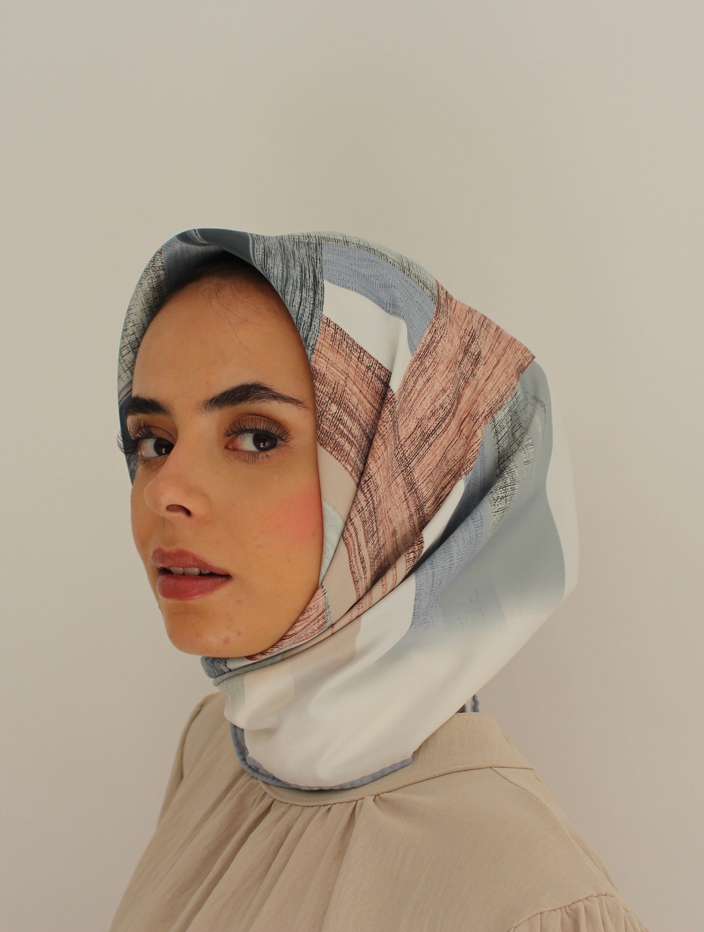 Patterned Sqaure Hijab | Iceberg