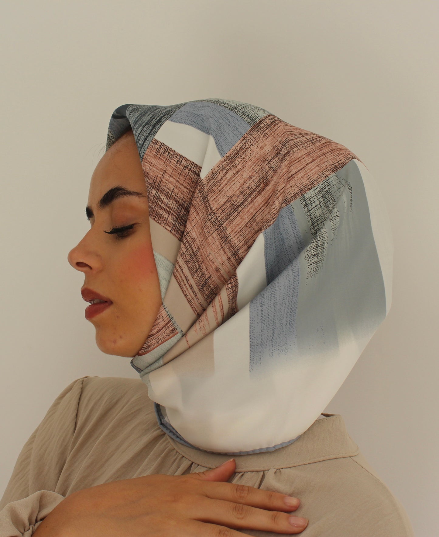 Patterned Sqaure Hijab | Iceberg