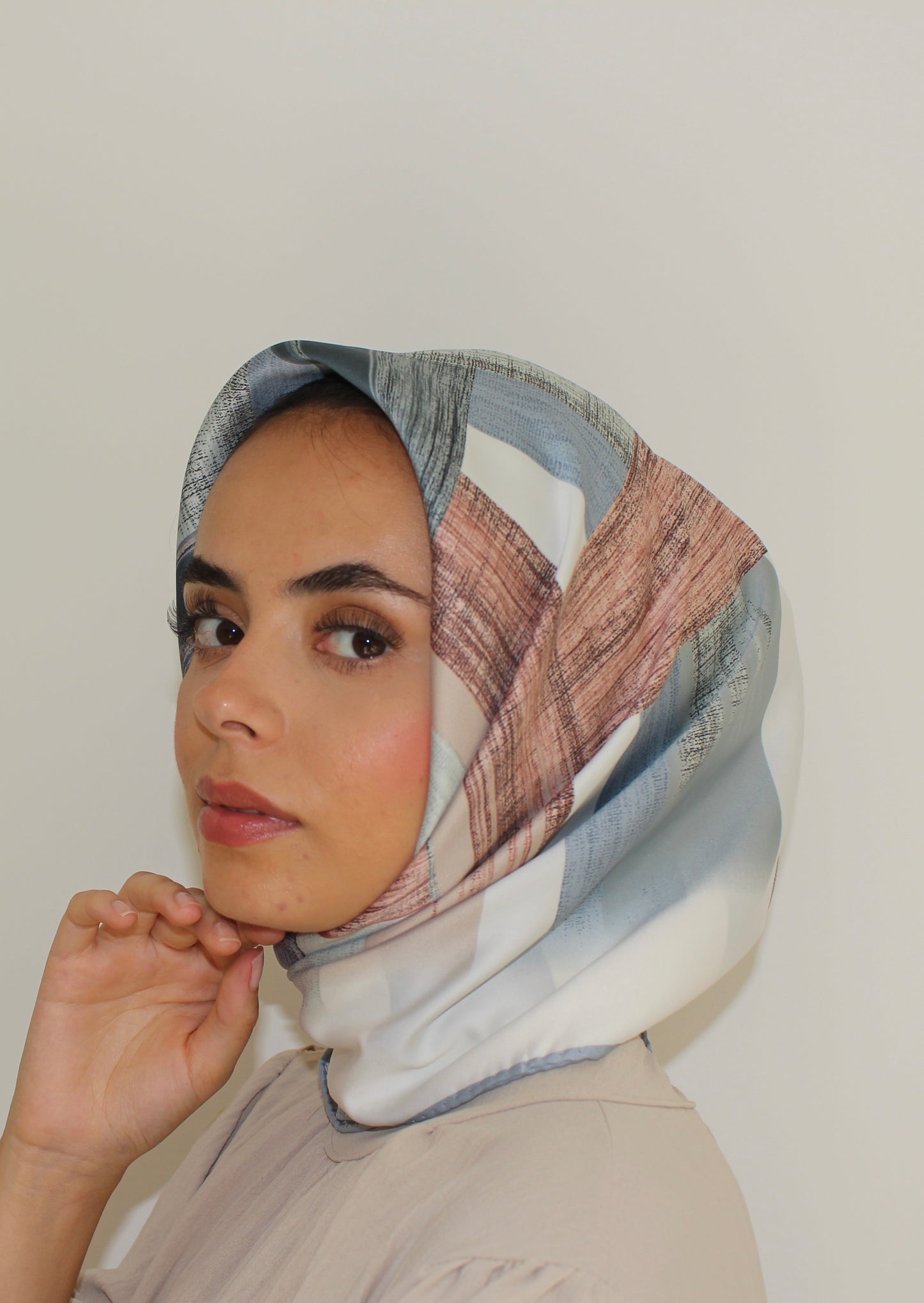 Patterned Sqaure Hijab | Iceberg